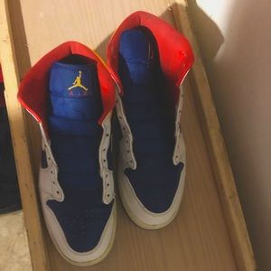 Jordan 1 royal blue barley used ,and cleaned